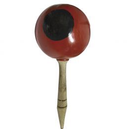 Maraca Eleggua Rojo punto Negro